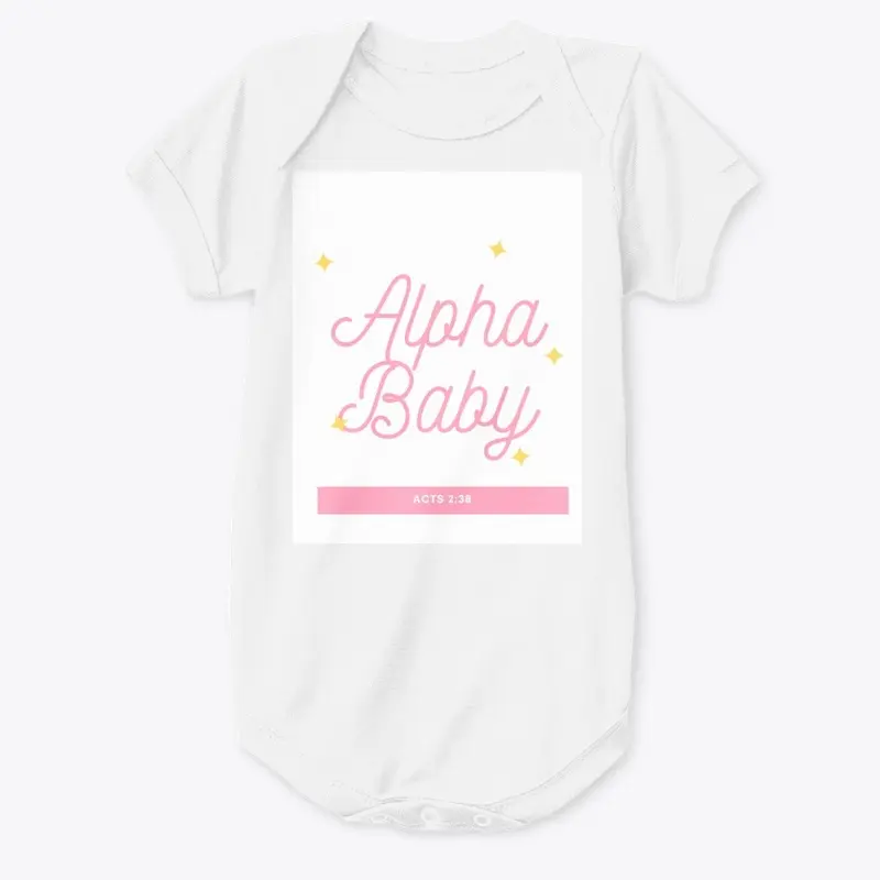 Alpha Baby  Onesie