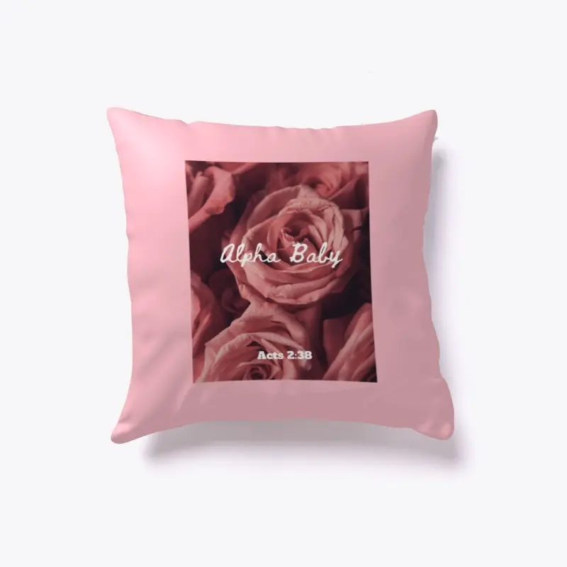 Alpha Baby Pretty  Pillow